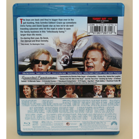 Tommy Boy: Holy Schnike Edition (Blu-ray) Chris Farley, David Spade - Picture 2 of 7